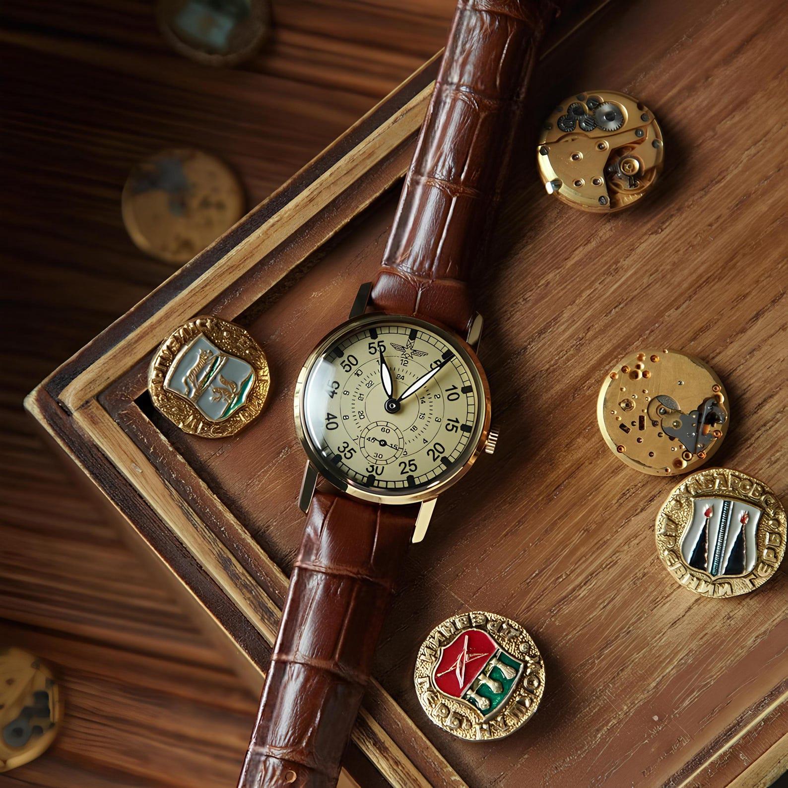 ZIM "AVIATION" 1980s - USSR PILOT WATCH