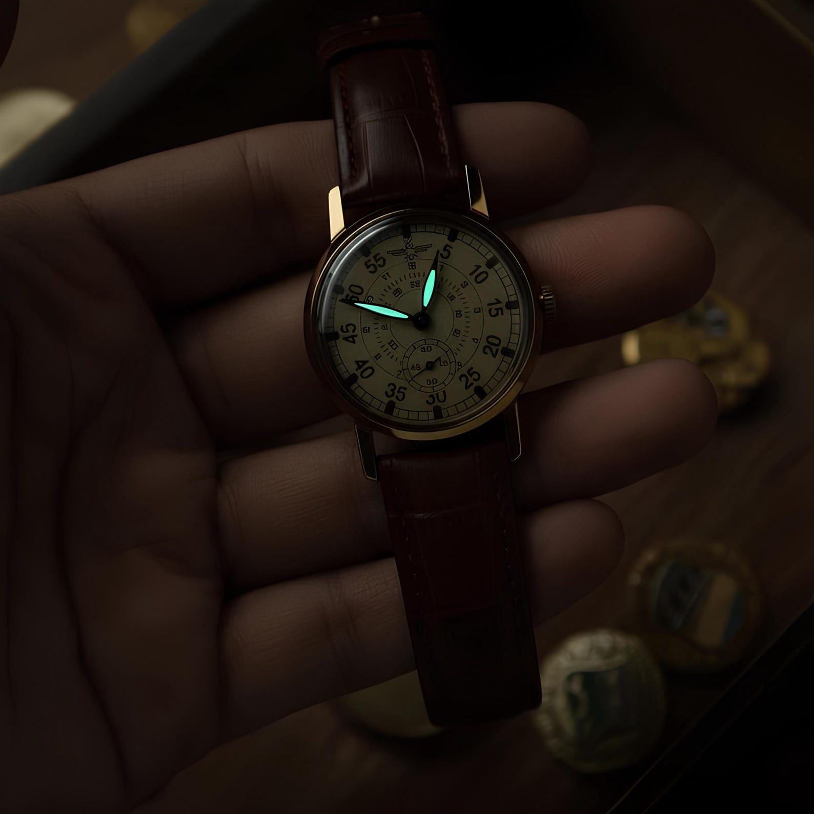 ZIM "AVIATION" 1980s - USSR PILOT WATCH
