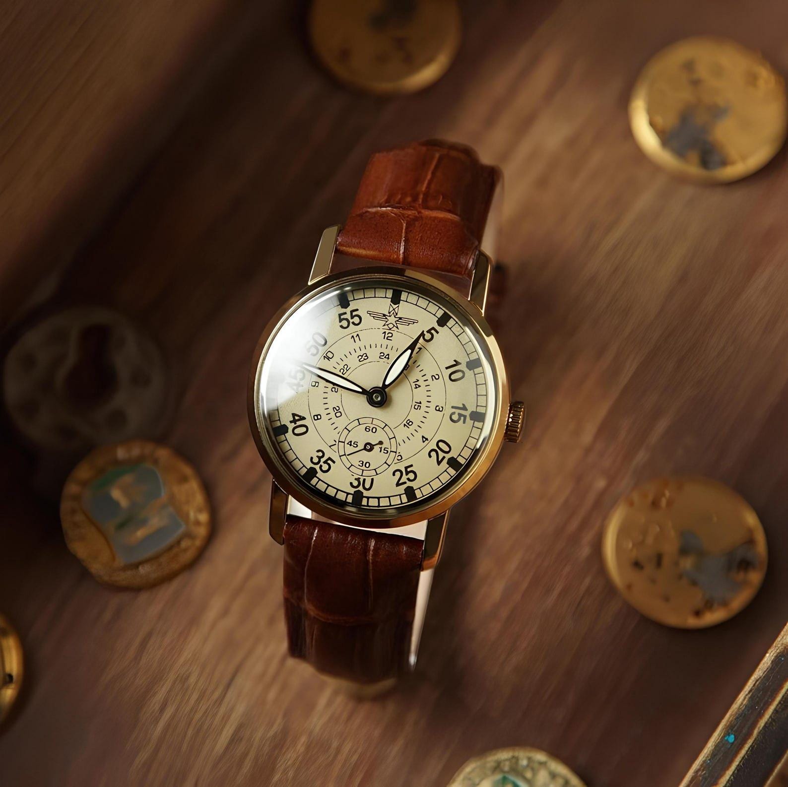 ZIM "AVIATION" 1980s - USSR PILOT WATCH