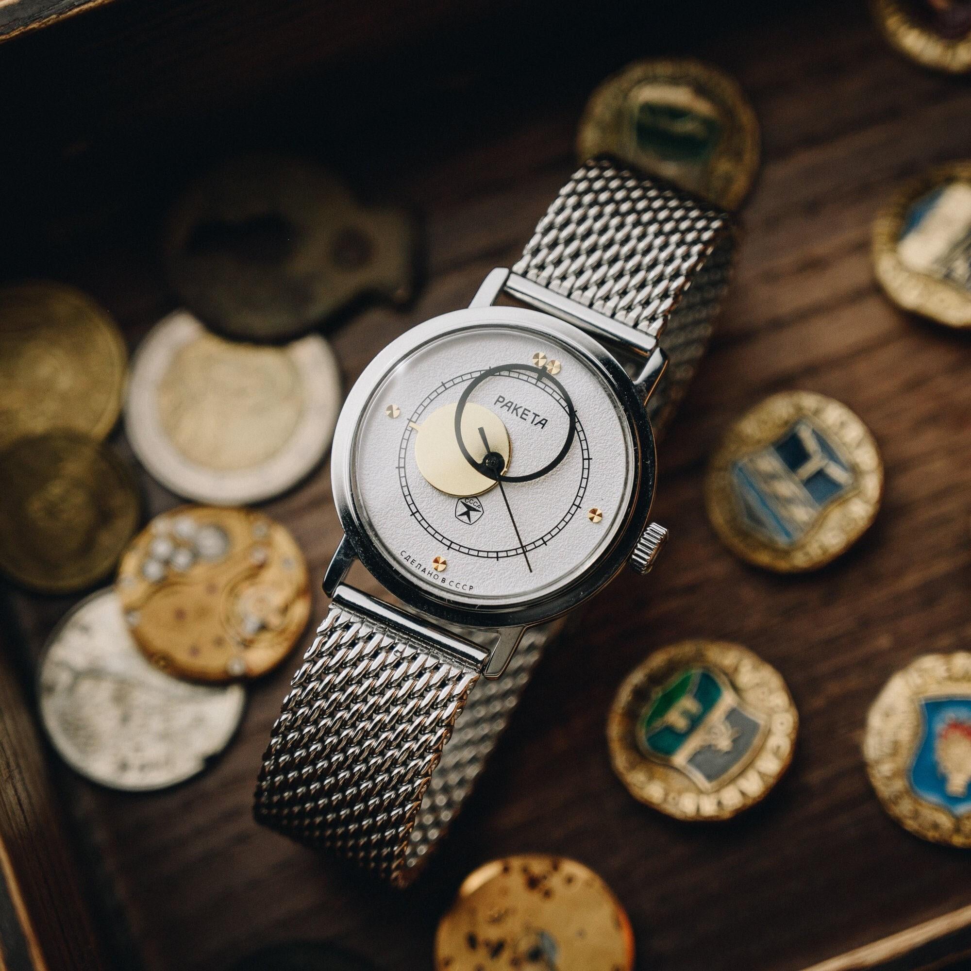 Raketa Copernicus "White" 1980s - USSR
